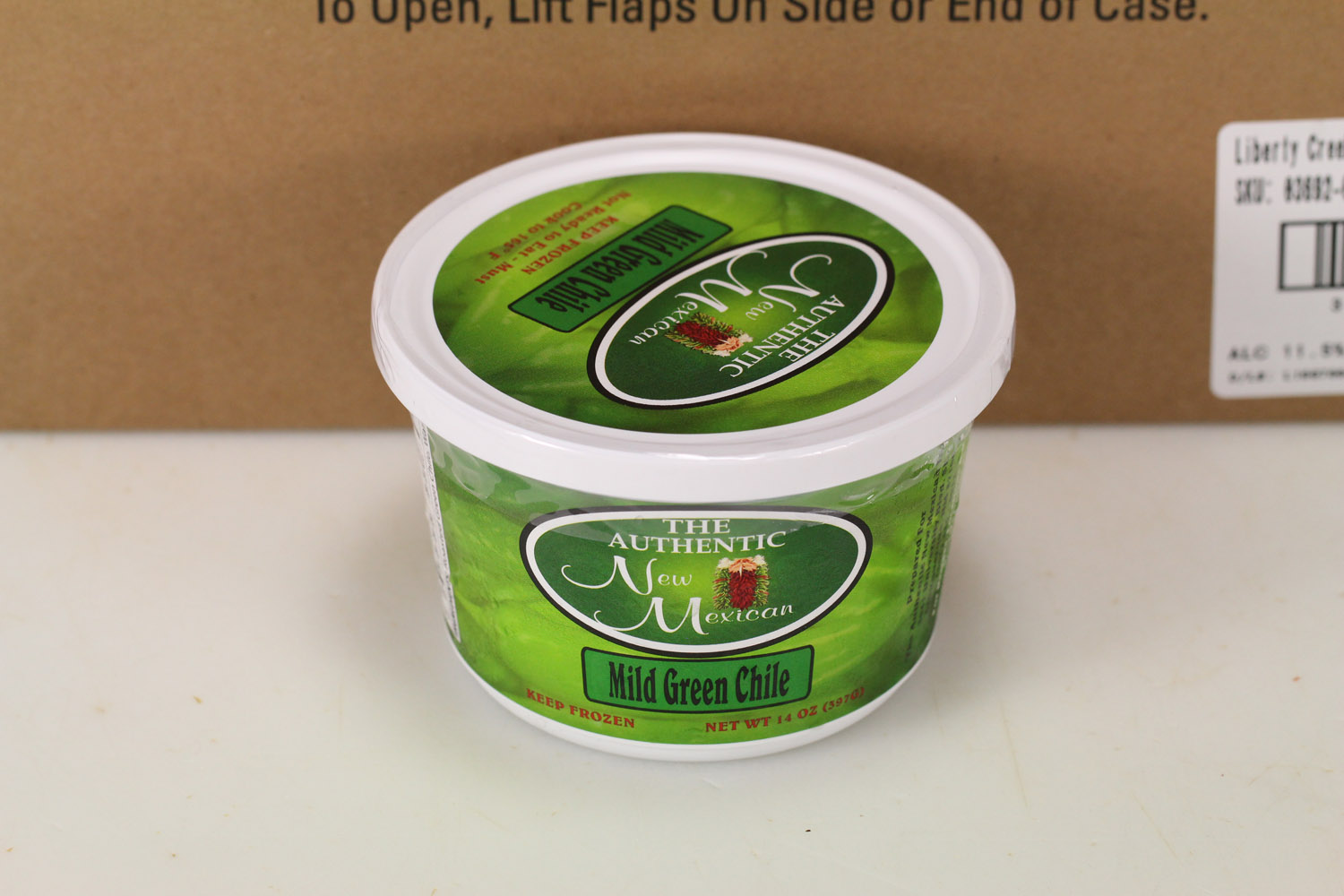 This image icon displays the Purdy's Quality Meats New Mexico Albuquerque Uncooked Green Chili Hot .875 Lbs image
