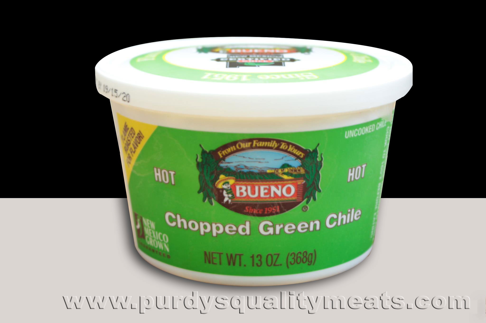 This image icon displays the Purdy's Quality Meats Chopped Green Chile image