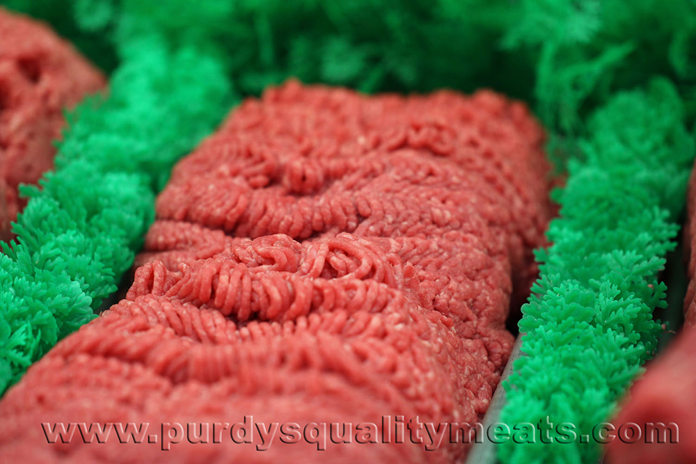 This image icon displays the Purdy's Quality Meats Leanest Ground Beef (doesn't exceed 15% fat) image