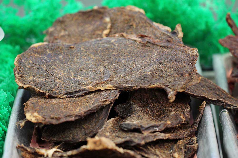 This image icon displays the Purdy's Quality Meats Regular Beef Jerky Carne Secas image