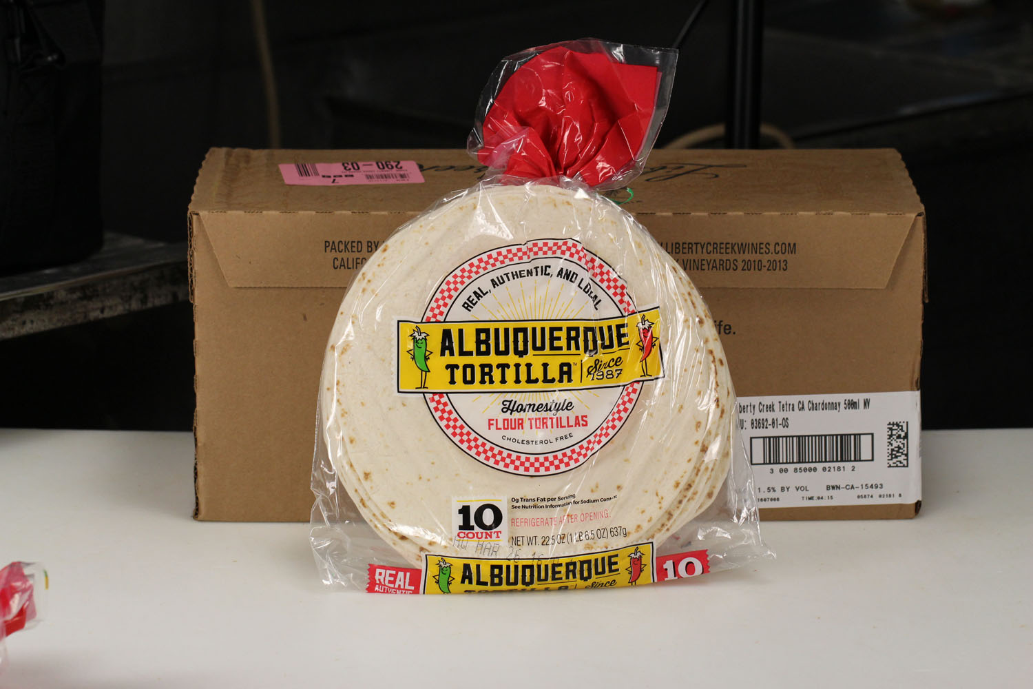 This image icon displays the Purdy's Quality Meats Homestyle Flour 10 pack New Mexico Albuquerque Tortillas image
